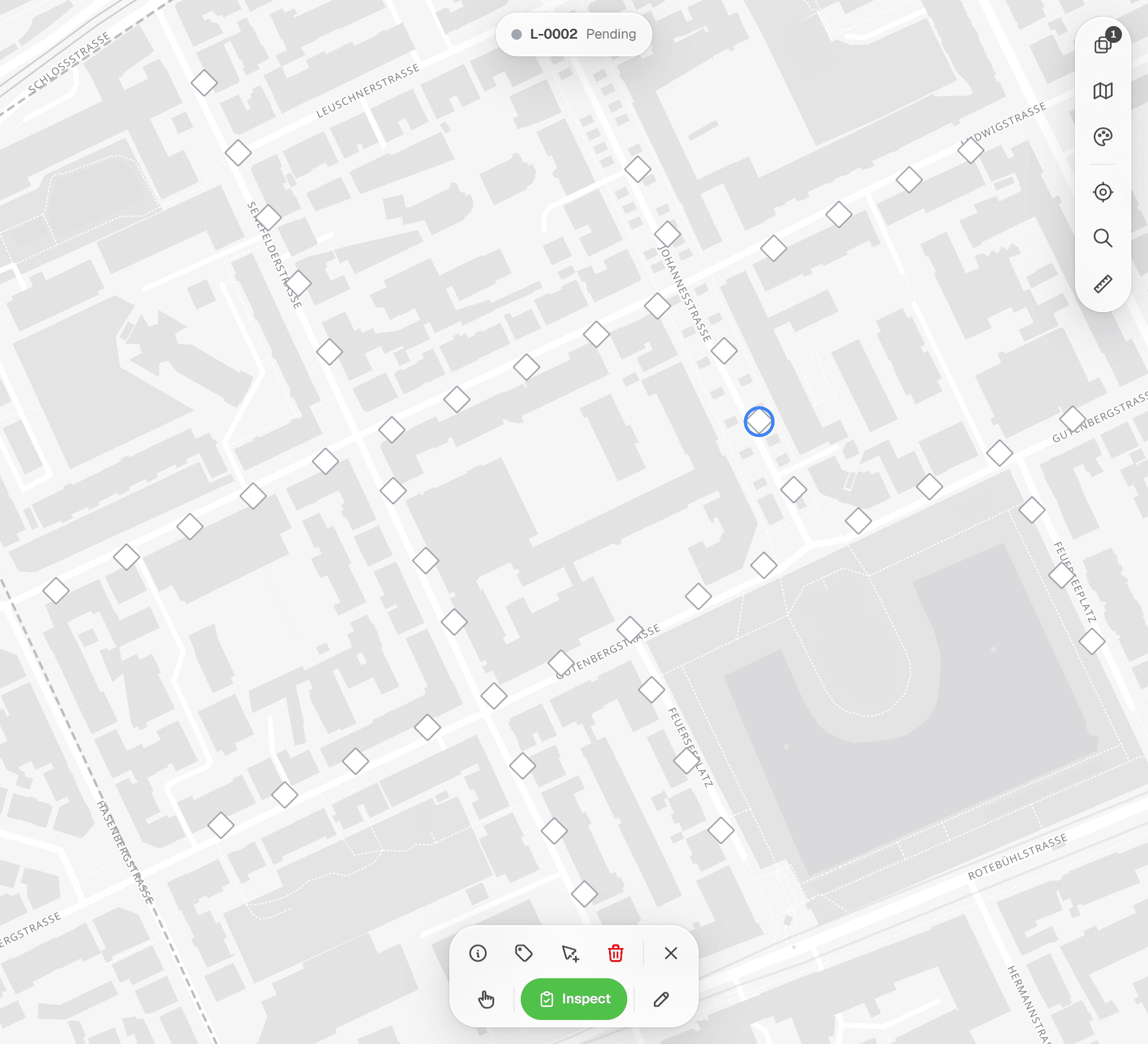 A sheet that knows which feature it belongs to